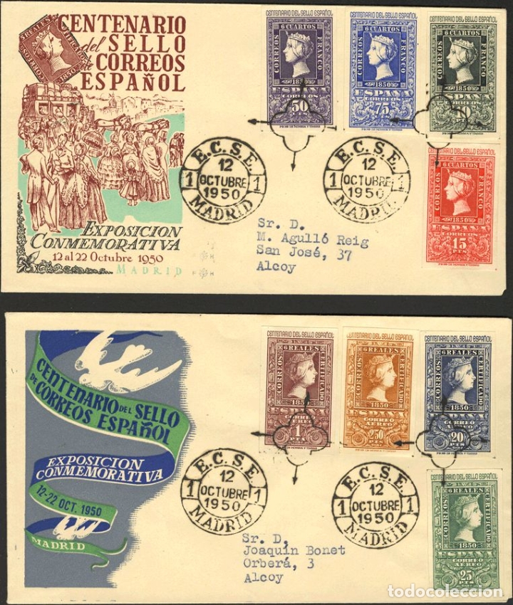 Sellos: Espa&ntilde;a. Sobre del Primer D&iacute;a. 2&ordm; Centenario. Sobre del Primer D&iacute;a. 2&ordm; Centenario REF: 10551 - Foto 1