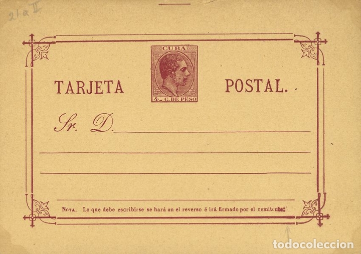 Sellos: Espa&ntilde;a. Cuba. Entero Postal. Cuba. Entero Postal. E.P. 24 REF: 13752 - Foto 1