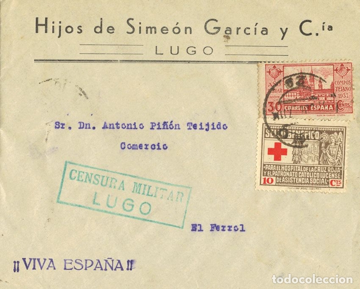 Sellos: Espa&ntilde;a. Vi&ntilde;eta. Vi&ntilde;eta REF: 13774 - Foto 1