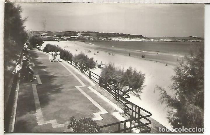 Sellos: POSTAL CON MAT HEXAGONAL CORREO AEREO SANTANDER CANTABRIA - Foto 2