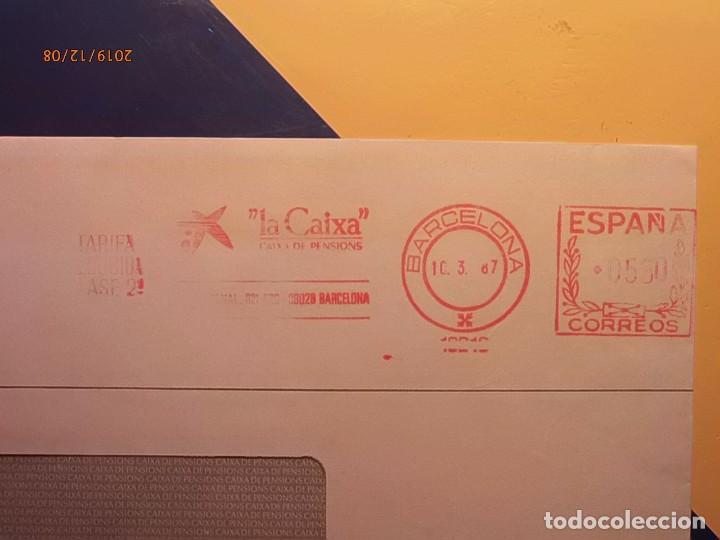 Sellos: FRANQUEO MEC&Aacute;NICO - LA CAIXA - BARCELONA 1987. - Foto 2