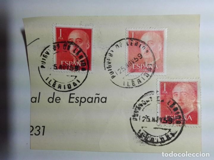 Sellos: MATASELLOS 1959 - PUIGVERT DE LERIDA - LLEIDA - Foto 1