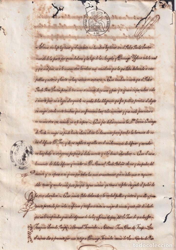 Briefmarken: 1853-PS-2 ESPA&Ntilde;A SPAIN 1853 REVENUE SEALLED PAPER. SELLO 3ro