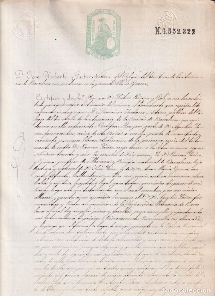 Briefmarken: 1875-PS-1 ESPA&Ntilde;A SPAIN 1875 REVENUE SEALLED PAPER. SELLO 10.