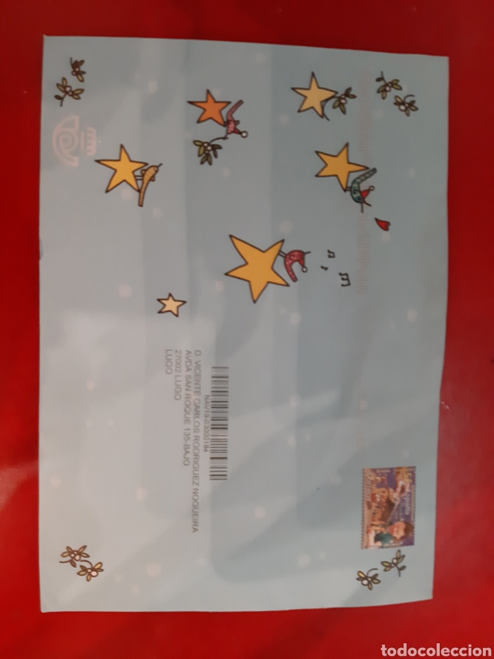 Sellos: Sobre correos navidad 2019 - Foto 1
