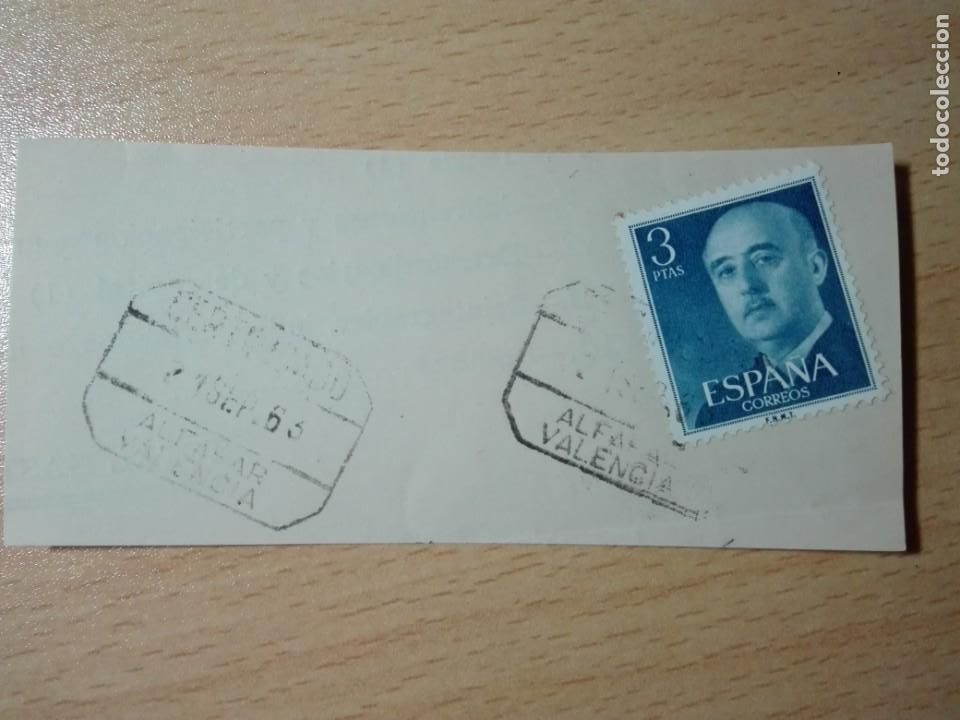 Sellos: MATASELLOS 1963 - ALFAFAR / VALENCIA - CERTIFICADO - Foto 1