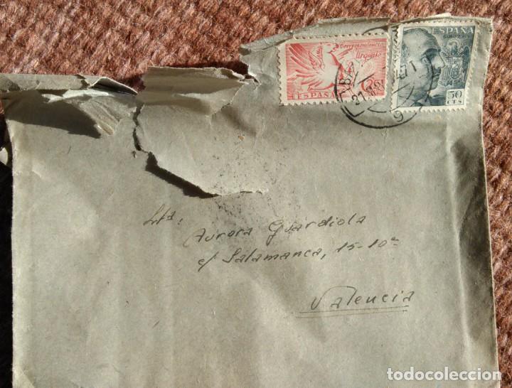 Sellos: CORRESPONDENCIA URGENTE - SOBRE CIRCULADO - Foto 1