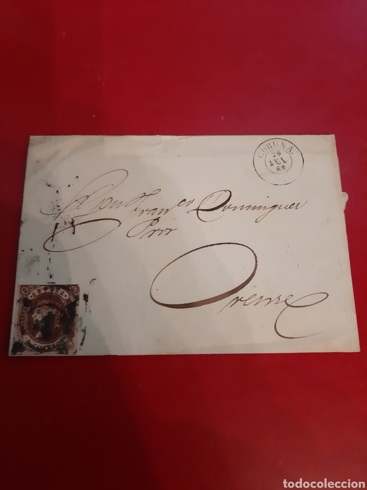 Sellos: 1862 Orense 26 Isabel II matasello - Foto 1