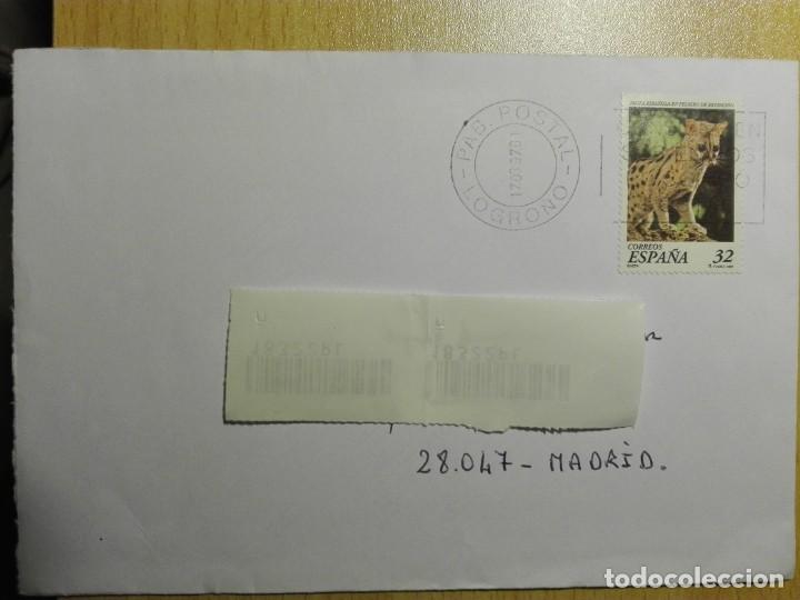 Sellos: MATASELLOS 1997 LOGRO&Ntilde;O PABELLON POSTAL - Foto 1