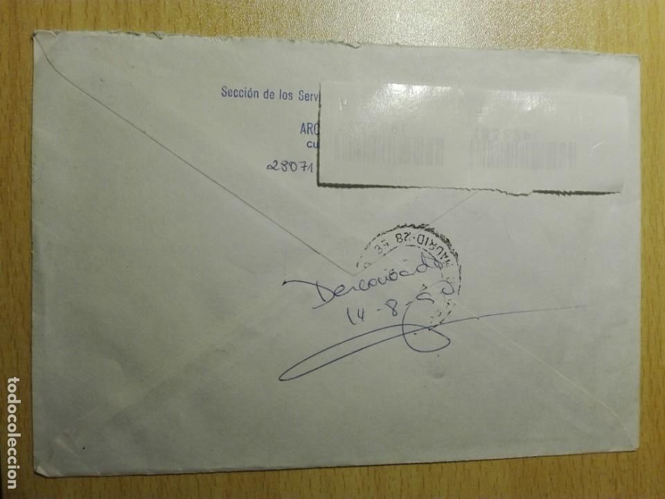Sellos: MATASELLOS 1990 MADRID EJERCITO / DEVUELTO DESCONOCIDO - Foto 2