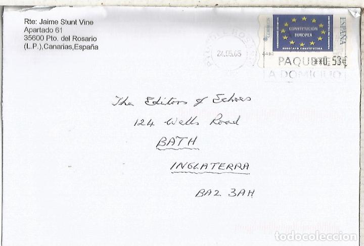 Briefmarken: CC ATM CONSTITUCION EUROPEA MAT PUERTO DEL ROSARIO CANARIAS