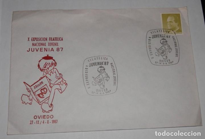 Briefmarken: SOBRE DE LA X EXPOSICION FILATELICS NACIONAL JUVENIL - JUVENIA 87