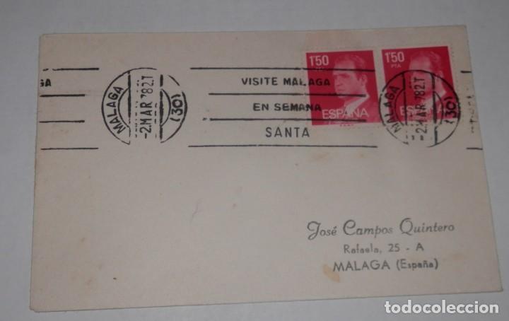 Sellos: SOBRE CIRCULADO DE MALAGA - Foto 1