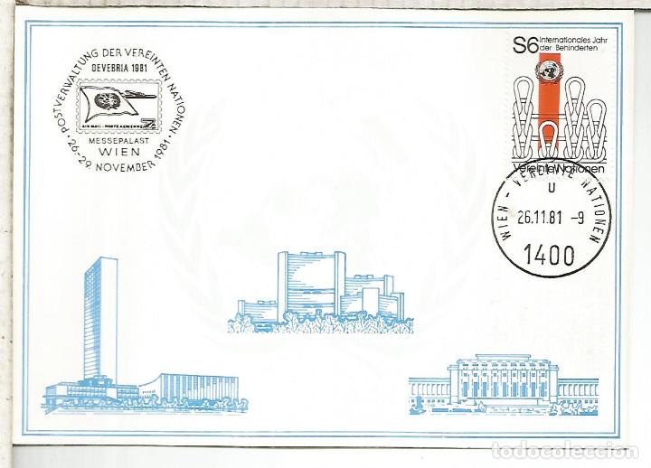 Briefmarken: NACIONES UNIDAS ONU UNITED NATIONS 1981 WIEN OVEBRIA 1981