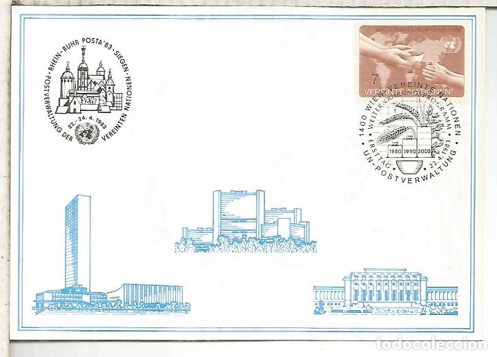 Francobolli: NACIONES UNIDAS ONU UNITED NATIONS 1983 WIEN RHEIN RUHR AGRICULTURA ARQUITECTURA CEREAL