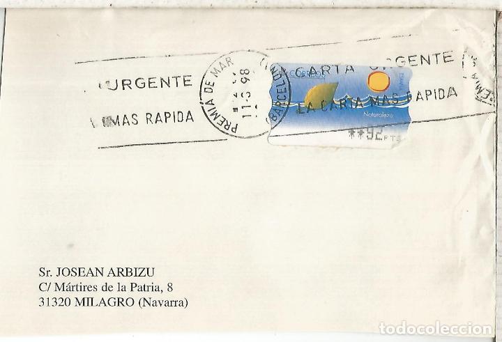 Briefmarken: FRAGMENTO CON ATM NATURALEZA NATURE MAT PREMIA DE MAR BARCELONA