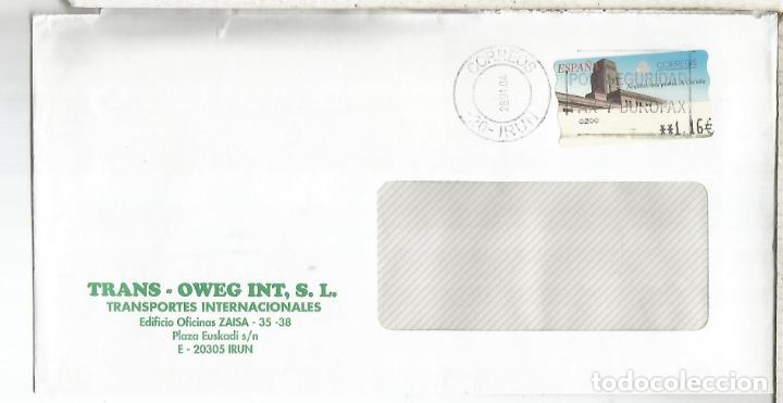 Sellos: CC CON ATM ARQUITECTURA POSTAL A CORU&Ntilde;A MAT IRUN - Foto 1