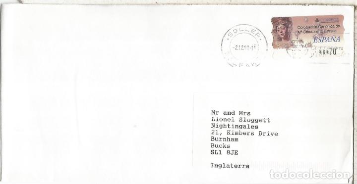 Sellos: TP PALMA CON ATM VIRGEN ESTRELLA MAT SOLLER BALEARES - Foto 1