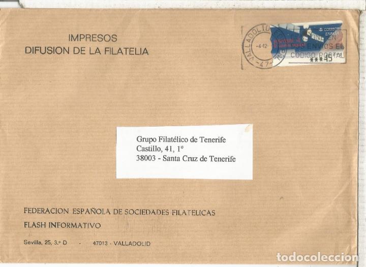 Sellos: CC CON ATM LABEL SATELITE HISPASAT TELECOM TV - Foto 1