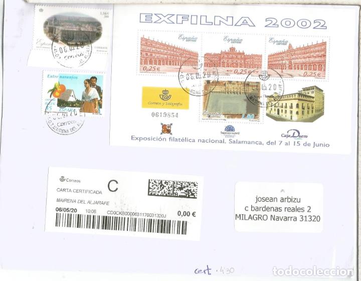 Francobolli: MAIRENA DE ALJARAFE SEVILLA CC CERTIFICADA NARANJA ARQUITECTURA PLAZA MAYOR SALAMANCA