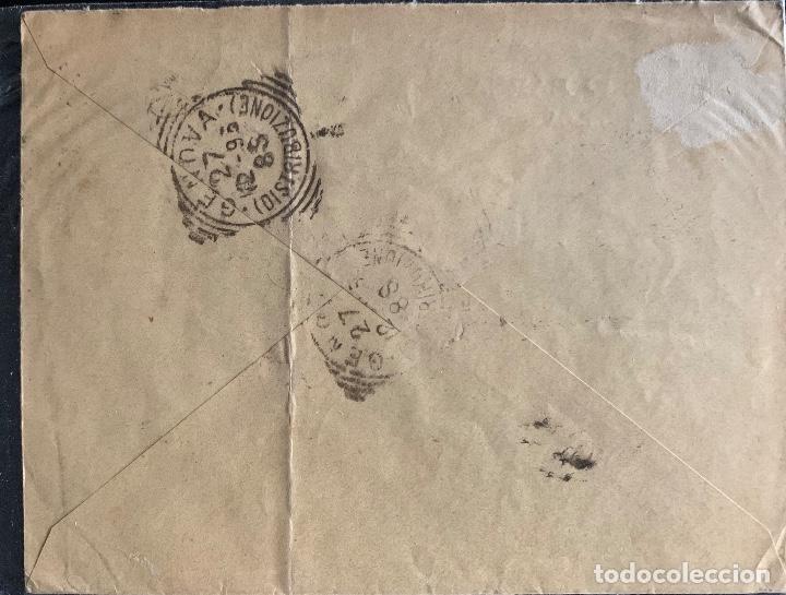 Sellos: 1895. SEVILLA-GENOVA. ED221. - Foto 2