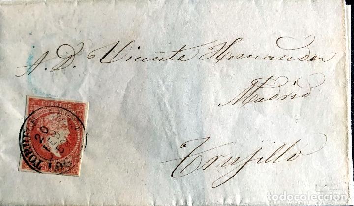 Sellos: 1859. TORRECILLA-TRUJILLO. EDIFIL 48 - Foto 1