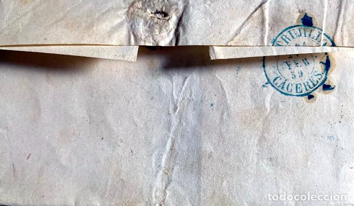 Sellos: 1859. TORRECILLA-TRUJILLO. EDIFIL 48 - Foto 2
