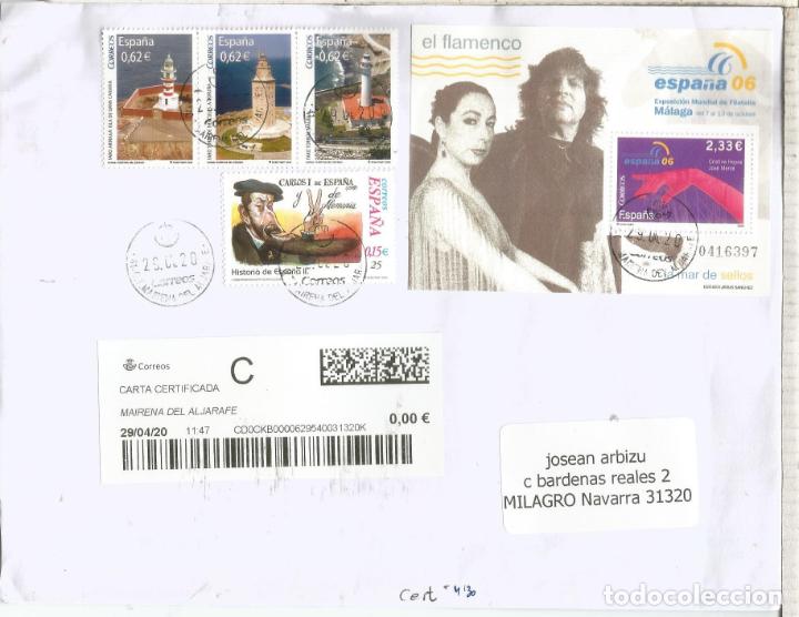Francobolli: MAIRENA DE ALJARAFE CC CERTIFICADA ATM SELLOS FAROS BAILE FLAMENCO DANCE LIGHTHOUSE