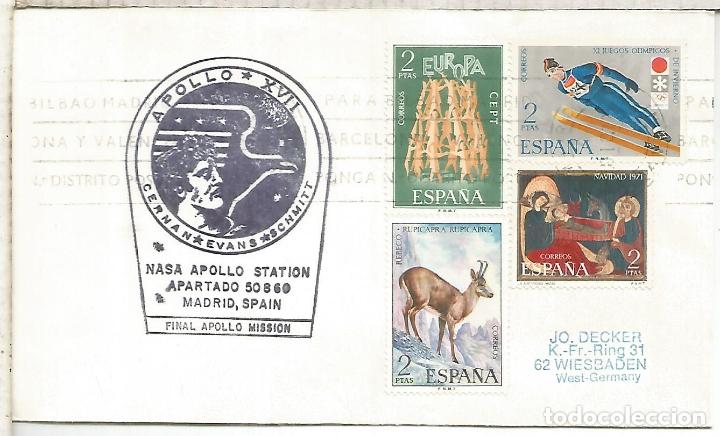 Francobolli: ESPA&Ntilde;A ESTACION NASA ROBLEDO DE CHAVELA MISION APOLLO 17 1972 ESPACIO SPACE