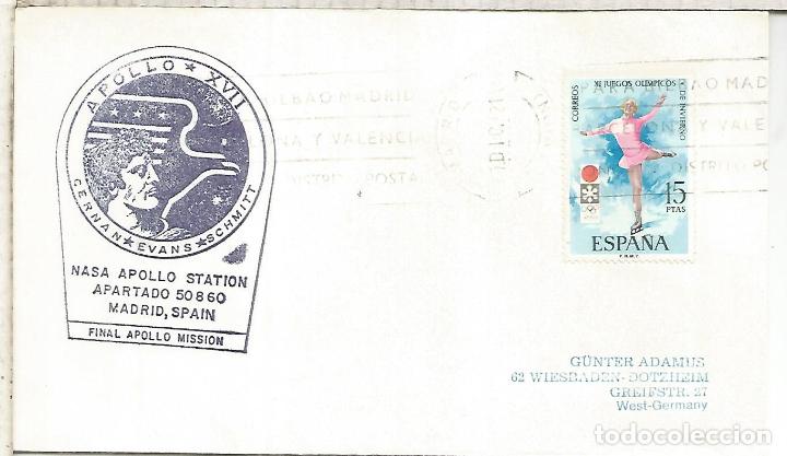Francobolli: ESPA&Ntilde;A ESTACION NASA ROBLEDO DE CHAVELA MISION APOLLO 17 1972 ESPACIO SPACE