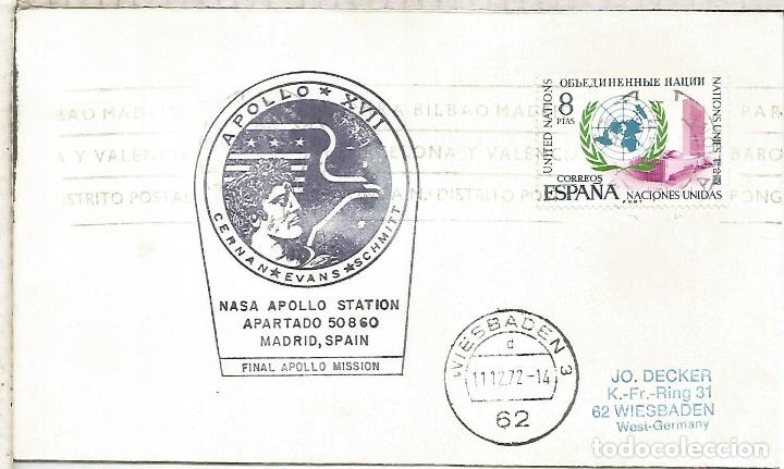 Francobolli: ESPA&Ntilde;A ESTACION NASA ROBLEDO DE CHAVELA MISION APOLLO 17 1972 ESPACIO SPACE