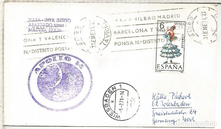 Francobolli: ESPA&Ntilde;A ESTACION NASA ROBLEDO DE CHAVELA MISION APOLLO 14 1971 ESPACIO SPACE