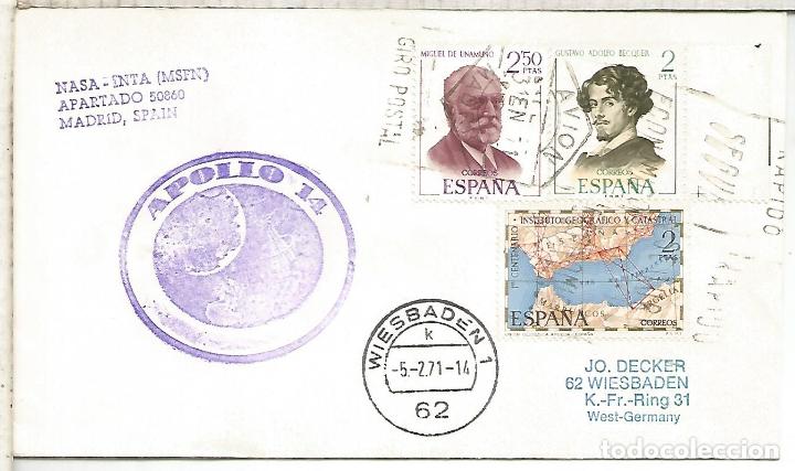 Francobolli: ESPA&Ntilde;A ESTACION NASA ROBLEDO DE CHAVELA MISION APOLLO 14 1971 ESPACIO SPACE