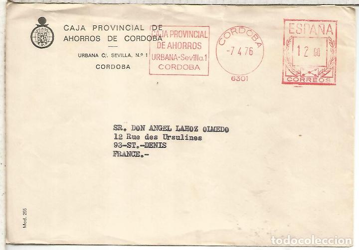 Briefmarken: CC CON FRANQUEO MECANICO CAJA PROVINCIAL AHORROS CORDOBA SAVINGS BANK