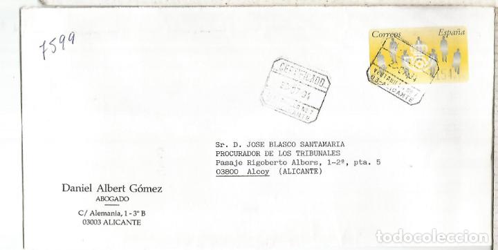 Sellos: CC CON ATM SILUETAS MAT ALICANTE CERTIFICADO VENTANILLA 7 - Foto 1