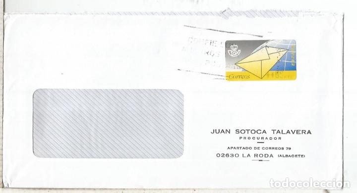 Briefmarken: CC CON ATM CARTA MAT LA RODA ALBACETE