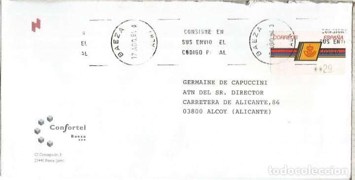 Sellos: CC CON ATM LOGO CORREOS MAT BAEZA JAEN - Foto 1