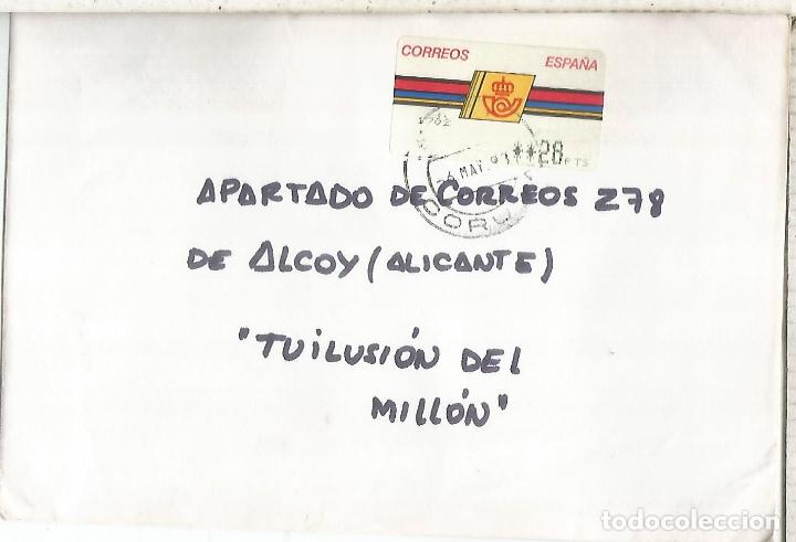 Sellos: CC CON ATM LOGO CORREOS MAT CORU&Ntilde;A - Foto 1