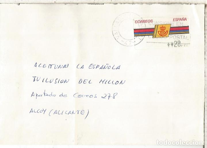 Sellos: CC CON ATM LOGO CORREOS MAT VALLADOLID - Foto 1