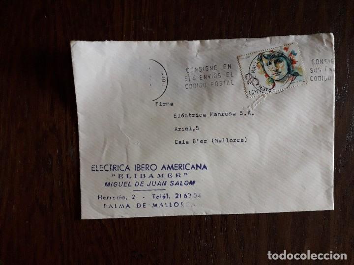 Francobolli: carta circulada, el&eacute;ctrica Ibero Americana, con sello, a&ntilde;os 90