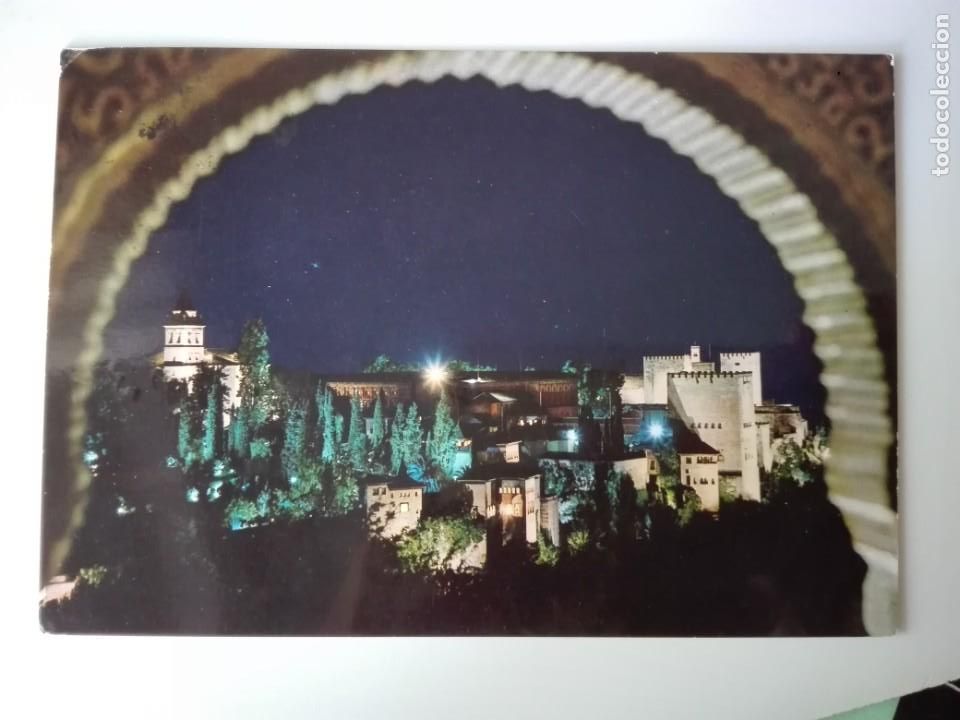 Sellos: POSTAL 1052 GRANADA GENERALIFE - FILAELIA CEM ZAFARRAYA ALHAMA GRANADA - Foto 2