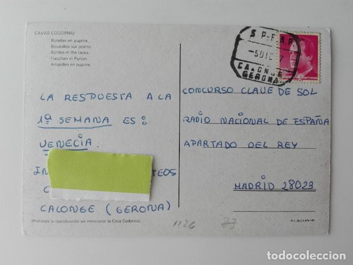 Stamps: POSTAL1126 CAVAS CODORNIU BODEGA - FILATELIA SPE CALONGE GIRONA