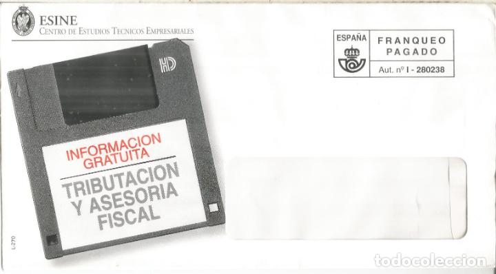 Sellos: MADRID CC FRANQUEO PAGADO INFORMATICA COMPUTER TIC DISKETTE - Foto 1