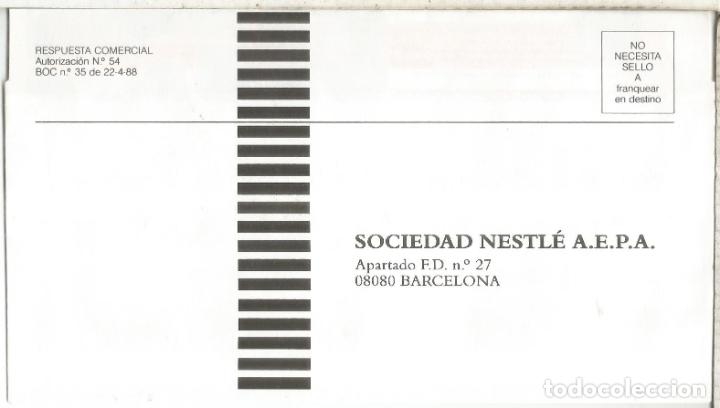 Timbres: SOBRE RESPUESTA FRANQUEO PAGADO NESTLE NESCAFE CAFE COFFEE