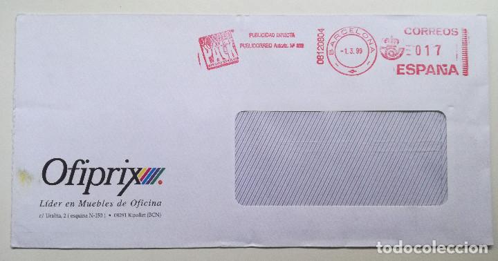 Sellos: SOBRE COMERCIAL CON FRANQUEO MECANICO - OFIPRIX - Foto 1