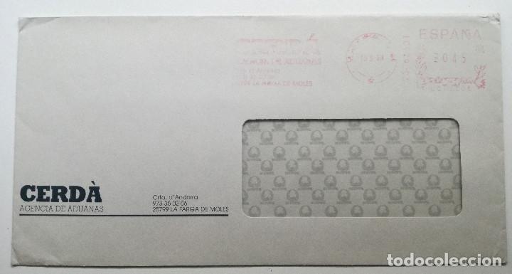 Sellos: SOBRE COMERCIAL CON FRANQUEO MECANICO - CERD&Agrave; - Foto 1