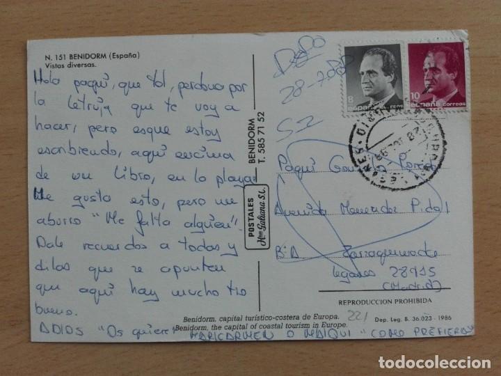 Francobolli: POSTAL 3221 GALIANA 151 BENIDORM ALICANTE FILATELIA LEGANES MADRID REPARTO