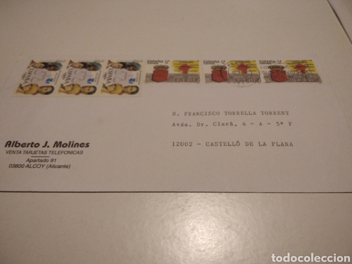 Briefmarken: Sobre con sellos
