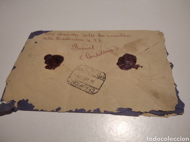 Briefmarken: Sobre sello lacrado