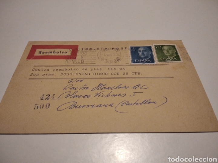 Briefmarken: Tarjeta postal la editorial Cat&oacute;lica 1961
